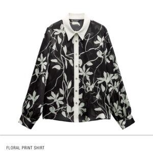 Zara Floral Print Top - New